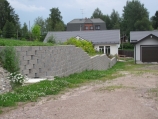 Камни для подпорной стенки Подпорная стенка между участками